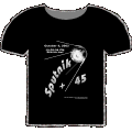 black Sputnik Commemorative T-Shirt, front